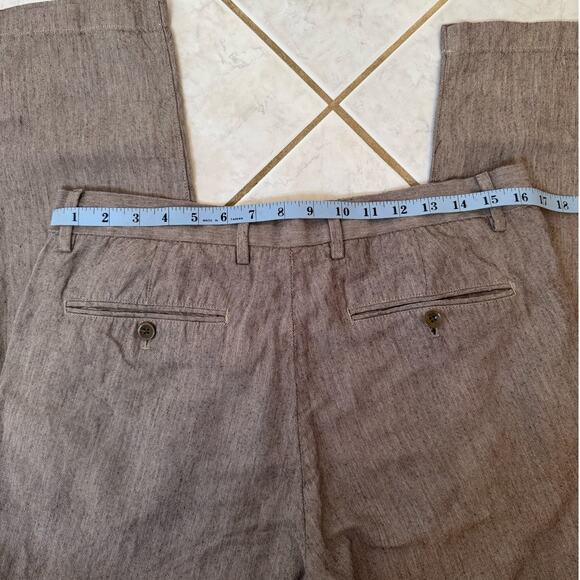 Men's Light Brown / Gray 32 x 30 Banana Republic Pants - Picture 5 of 8